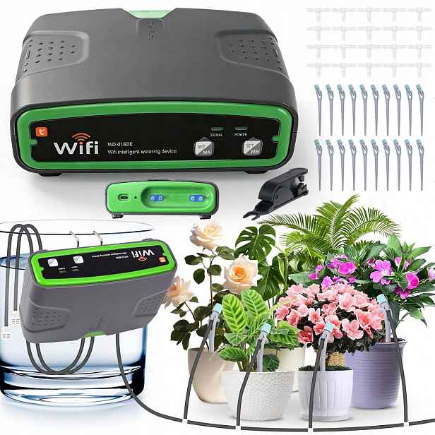 Automatický Inteligentní Systém Zavlažování Rostlin, Konev Wi-fi/usb