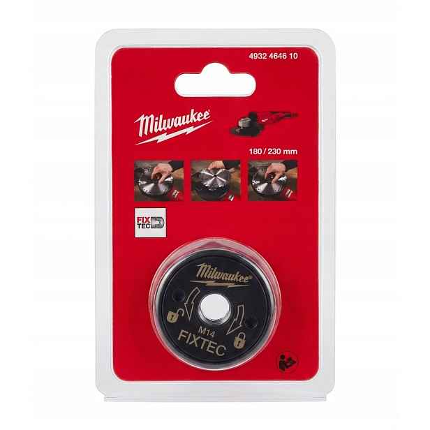 Beznástrojová matice Fixtec XL M14 pro brusku 230 mm 180 mm Milwaukee