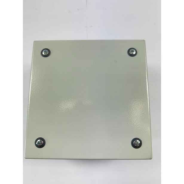 Nástěnná elektroinstalační krabice Ocel 200 x 200 x 120 mm Šedá IP66 Rs Pro