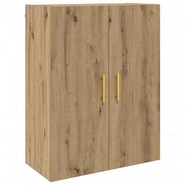 vidaXL Nástěnná skříňka Artisanový dub 69,5 x 34 x 90 cm