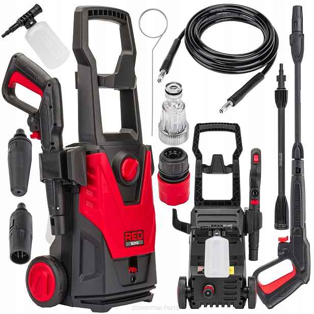 Powermat Vysokotlaká myčka 1600W Turbo Red Technic profi dílna RTMC0028