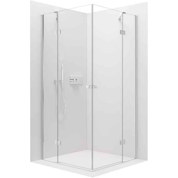 Sprchový kout Marino Duo L/P - 6 mm - chrom, transparentní sklo - 90x90x190 cm - pantový