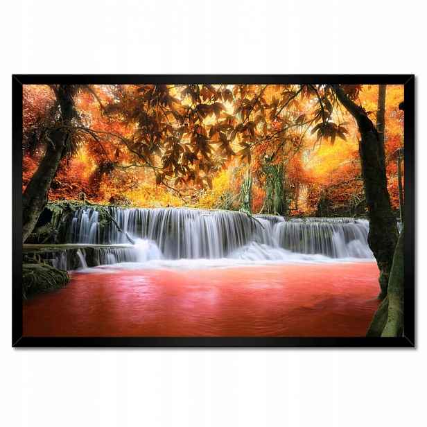 Plakáty v rámu 60x40 Podzimní vodopád