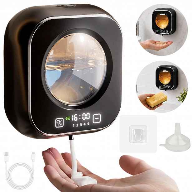 Bezdotykový Dávkovač Pěnového Mýdla Automatický Na Zeď Usb Dispenser