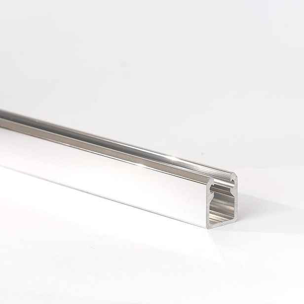 Profil U pro montáž stěnových kabin Walkin Mc/fs 115 cm s těsněním Chrom