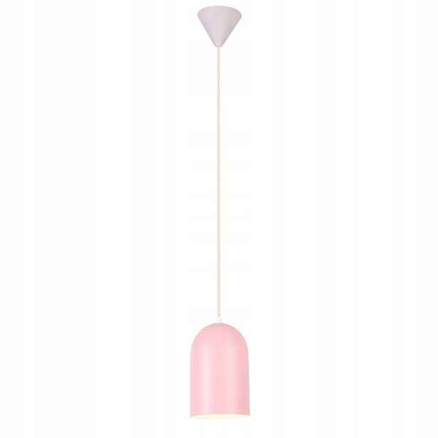 Závěsná lampa růžová E27 1X40W Oss Ledea