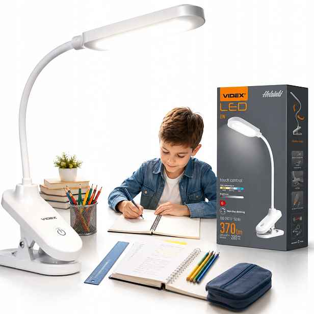 Led lampička na psací stůl pro čtení učení Noční Nastavitelná školní 6W