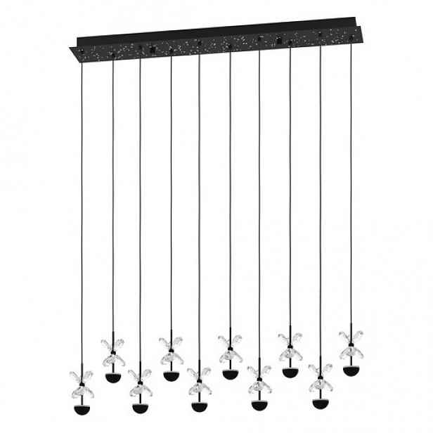 LED Závěsné osvětlení Eglo PIANOPOLI 2 černá 390278