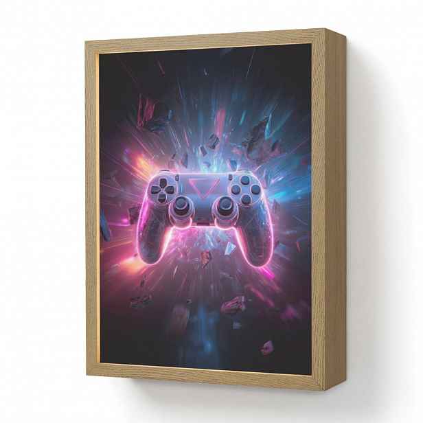 OnlyWow DOBÍJECÍ NOČNÍ LAMPIČKA Controller - Neon - Explosion - Abstraktní 30x40 cm