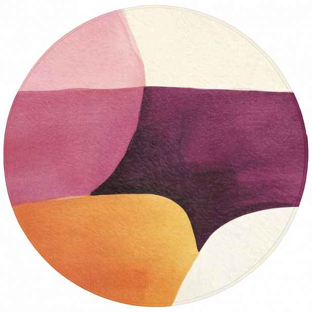 OnlyWow KOUPELNOVÁ PŘEDLOŽKA Tvary - abstraktní - barevné 70x70 cm