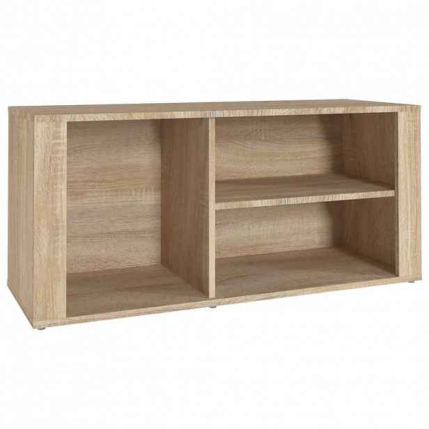 vidaXL Botník dub sonoma 100x35x45 cm kompozitní dřevo