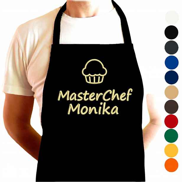 Zástěra Masterchef Dárek K Narozeninám Pro Ženu, Moje Ženy, 40,50,60,30,18