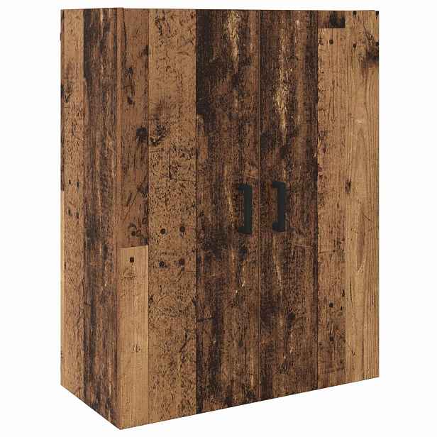vidaXL Nástěnná skříňka Staré dřevo 69,5 x 34 x 90 cm Kompozitní dřevo