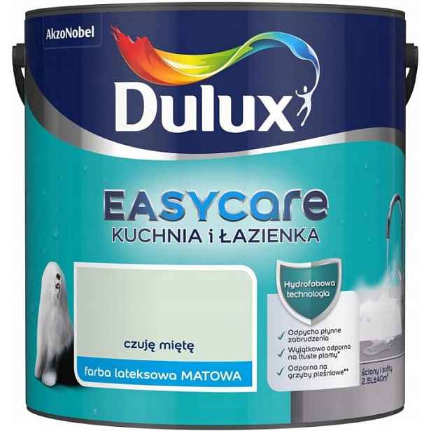 Dulux Barva Easycare Kuchyň A Koupelna 2,5L Cítím Mátu