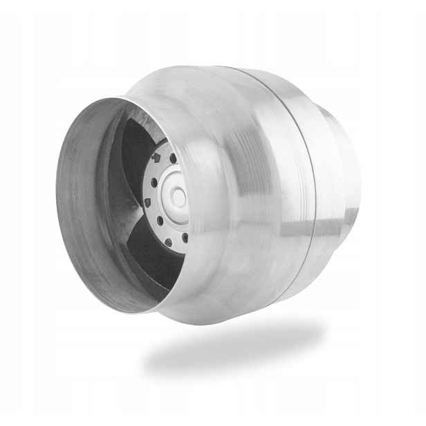 Kanálový krbový ventilátor Vok 150/100 až +150C s teplotním senzorem