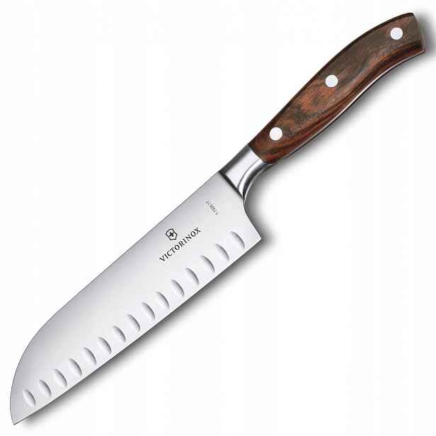 Nůž santoku Victorinox 7.7320.17G 17 cm Grand Maître rýhované dřevo
