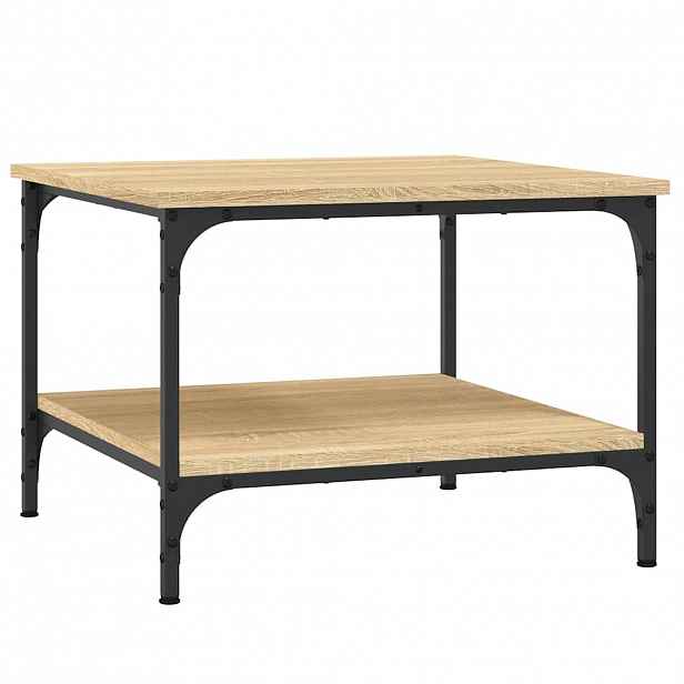 vidaXL Konferenční stolek dub sonoma 55 x 55 x 40 cm kompozitní dřevo