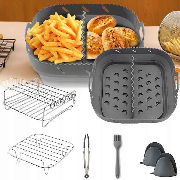 Organizér Air Fryer Silikonová beztuková fritéza Papír na pečení