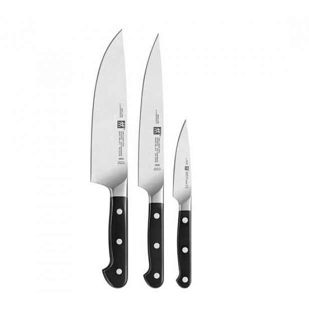 Zwilling Pro set nožů - 3 ks (kuchařský, plátkovací, špikovací)