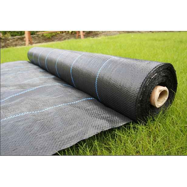 Agrotextilie černá mulčovací 70 g 1,1 m x 50 m, podložka na plevel