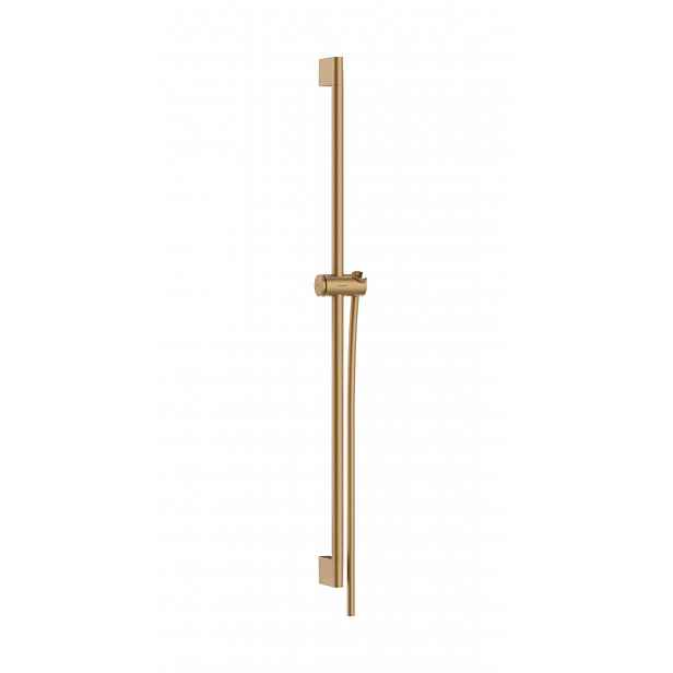 Hansgrohe Unica - Sprchová tyč 96 cm, se sprchovou hadicí, kartáčovaný bronz 24401140