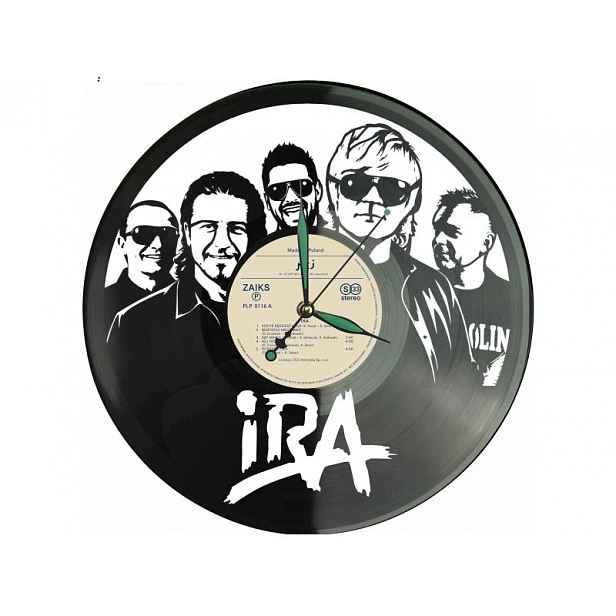 Ira Dárek Originální dekorace do domu Hodiny z vinylové desky