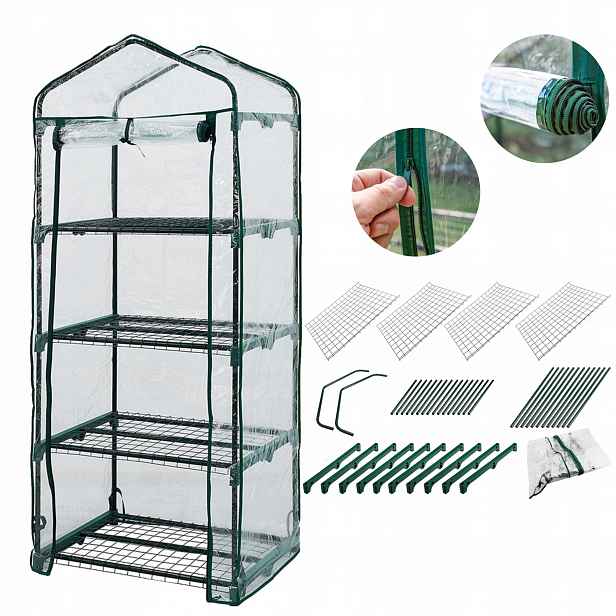 Skleník 69 X 49 X 160 CM, Fólie Pvc, M 15-901 Neo