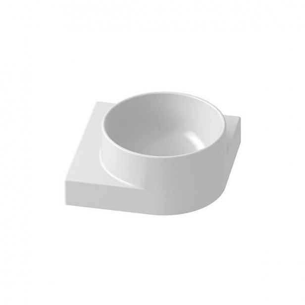 Umývátko Ravak Yard 31x31 cm otvor pro baterii, bez přepadu XJX01228000