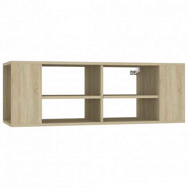 vidaXL Nástěnná TV skříňka dub sonoma 102 x 35 x 35 cm dřevotříska