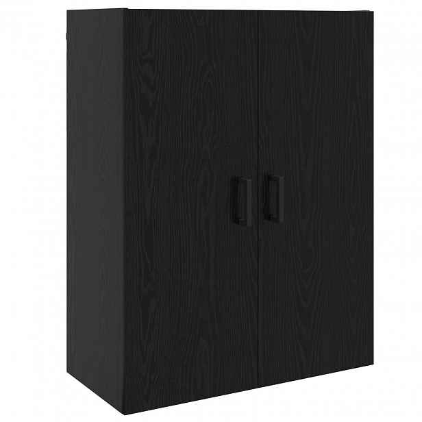 vidaXL Nástěnná skříňka Černý dub 69,5 x 34 x 90 cm Kompozitní dřevo