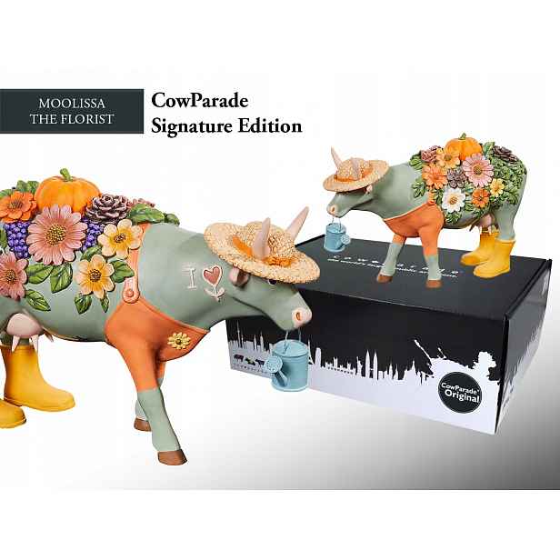 CowParade Signature Edition, Moolisa the Florist, autor: M. Fleurentine