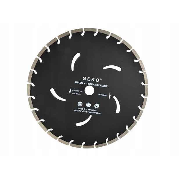 Diamantový kotouč černý 400x10x32 mm Geko