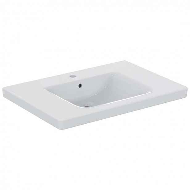 Ideal Standard Connect Freedom - Umyvadlo 80x56 cm, 1 otvor baterii, s Ideal Plus, bílá E5484MA
