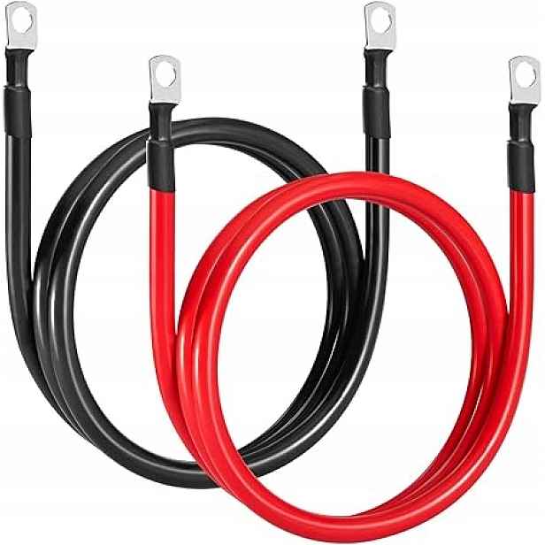 Kabel 35 mm2 M8 na metry 100 cm propojující akumulátor