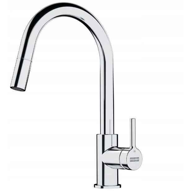 Kuchyňská baterie s vytahovací sprchou J, chrom, 115.0693.229