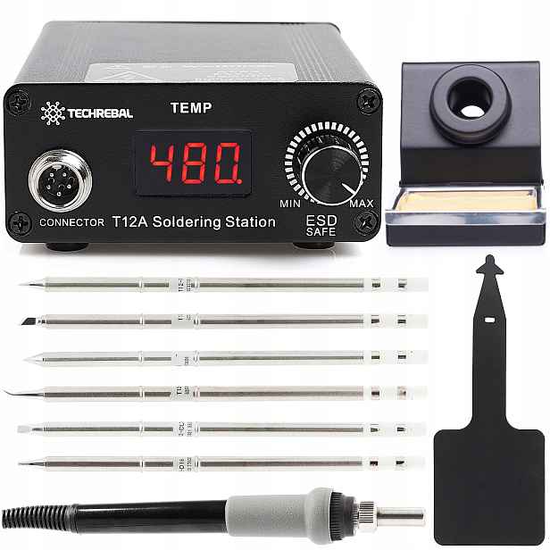 Pájecí Stanice Pájecí T12A 75W Hrot T12 Sada 6 Hrotů