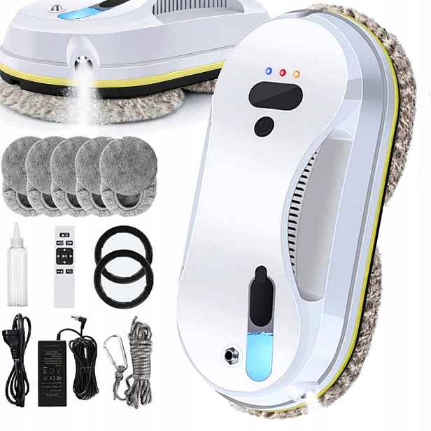 Robotický čistič oken a dlaždic Automat na čištění dálkového ovládání 10 Mikrovlákno