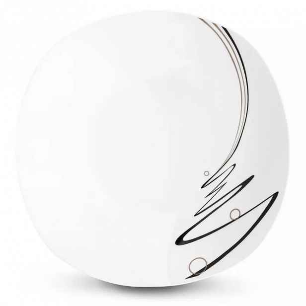 Talíř dezertni 20cm čtv "stuha"