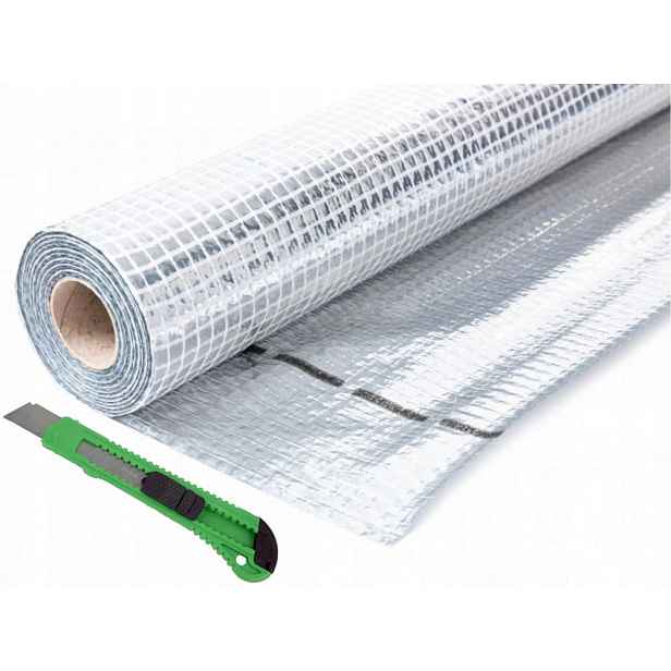 Fólie Parotěsná Hliníková Vyztužená Parotěsná Alu 100g 37,5m²