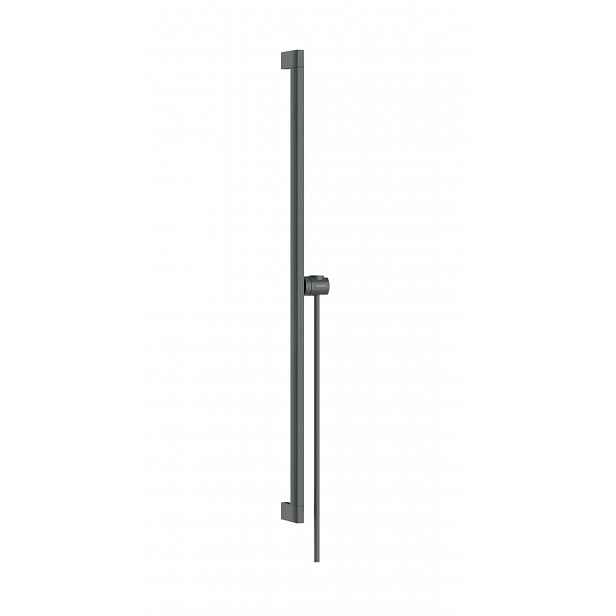Hansgrohe Unica - Sprchová tyč 95 cm, se sprchovou hadicí, kartáčovaný černý chrom 24403340