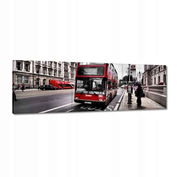 Obrazy 120x40 Zajímavý londýnský autobus