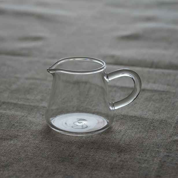 TEMU 1ks Mini Skleněný Mléčný Džbánek s Měřicími Značkami - 50ml/150ml Vysokoborosilikátový Skleněný Kávový Hrnek, Ideální pro Přesné Vaření &