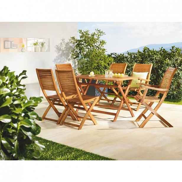 ZAHRADNÍ SKLÁPĚCÍ ŽIDLE, hnědá, dřevo Ambia Garden