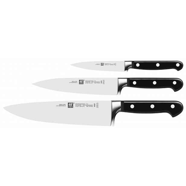 Zwilling Professional“S“ set nožů - 3 ks (kuchařský, plátkovací, špikovací)