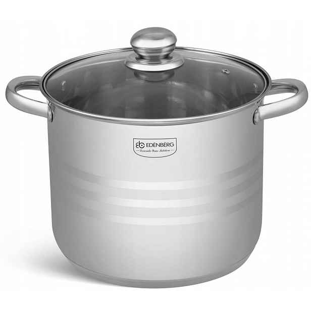 Hrnec Ocelový Hrnec 24 CM 8,6 L Edenberg