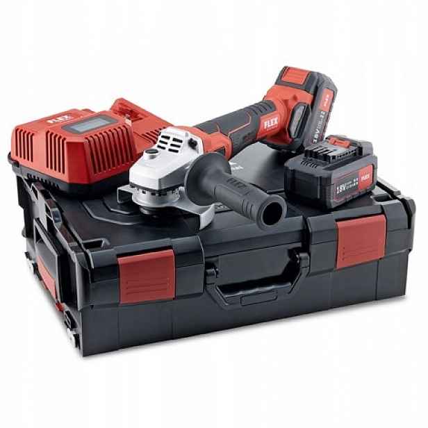 Úhlová bruska Flex LB125 18V 5AH na baterie, jemný Start