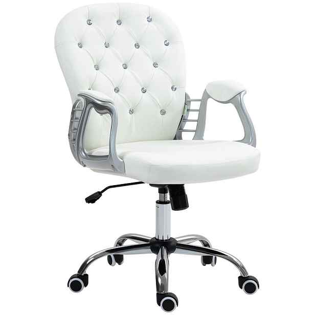 Vinsetto KANCELÁŘSKÁ ŽIDLE, ergonomická kancelářská židle s područkami, čalouněné opěradlo