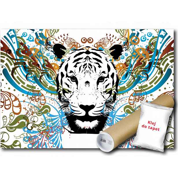 Fototapeta Grafika Tygrys 15B F2XL 312x219 F2186