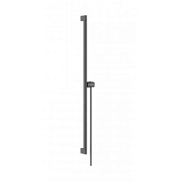 Hansgrohe Unica - Sprchová tyč 95 cm, se sprchovou hadicí, kartáčovaný černý chrom 24405340