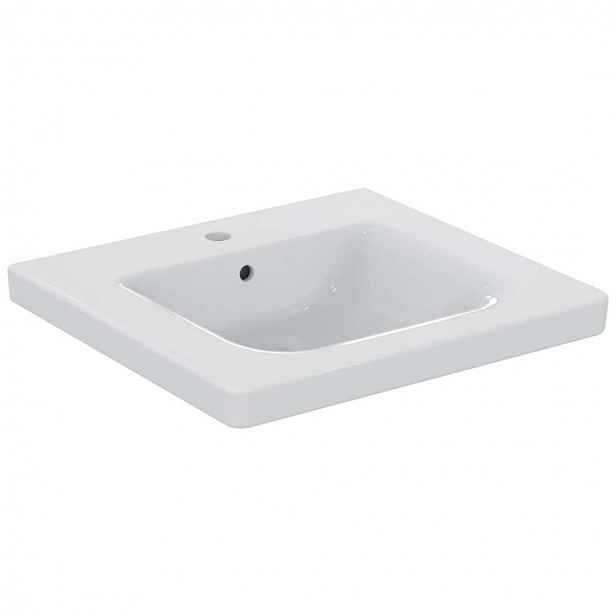Ideal Standard Connect Freedom - Umyvadlo 60x56 cm, 1 otvor baterii, s Ideal Plus, bílá E5482MA